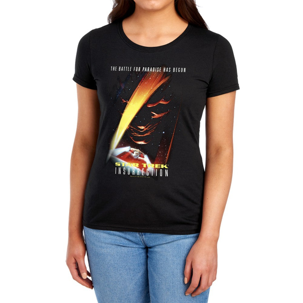 Star Trek Insurrection(Movie) Licensed Women's T-Shirt Regular Fit LG