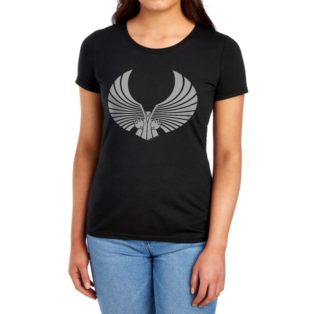 Star Trek Romulan Logo Licensed Women's T-Shirt Regular Fit LG