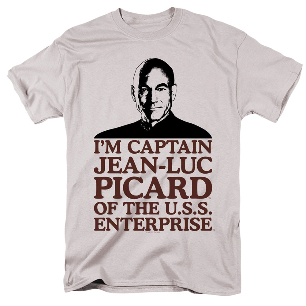 Star Trek Im Captain Licensed Adult Unisex T-Shirt Regular Fit Tee SM-2X