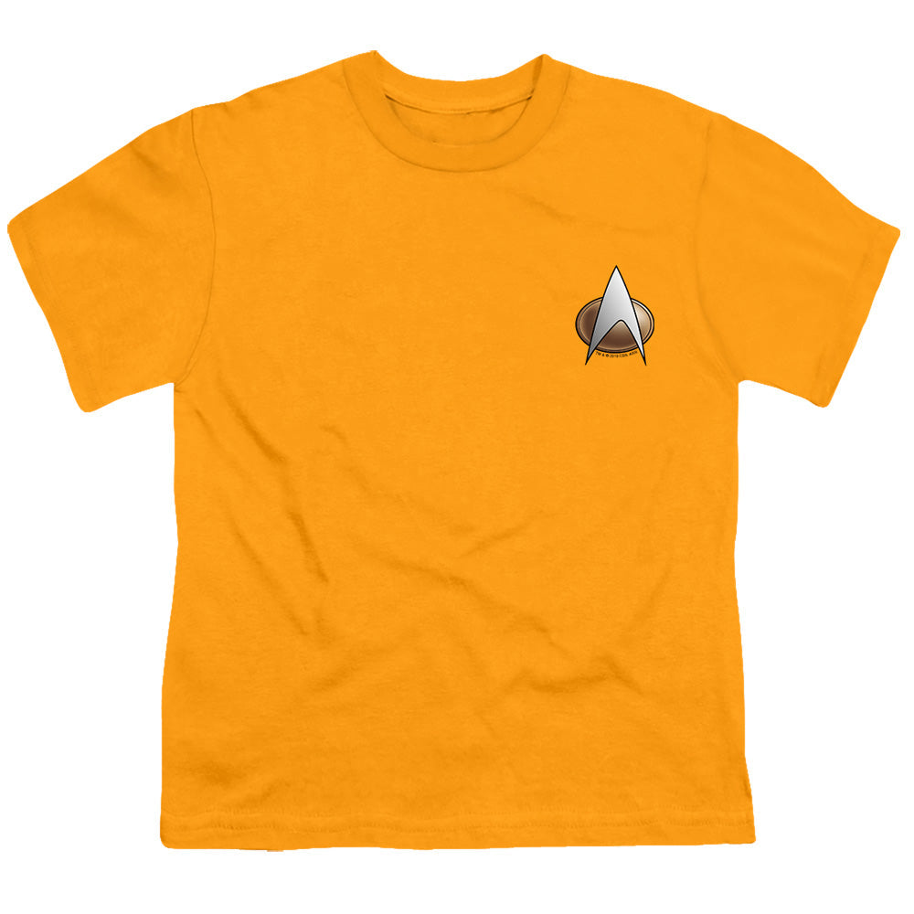 Star Trek Tng Engineering Emblem Licensed Kid's T-Shirt (Ages 4-7) XS-LG