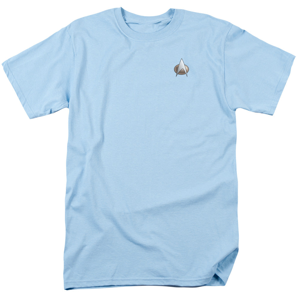 Star Trek Tng Science Emblem Licensed Adult Unisex T-Shirt Regular Fit Tee SM-3X