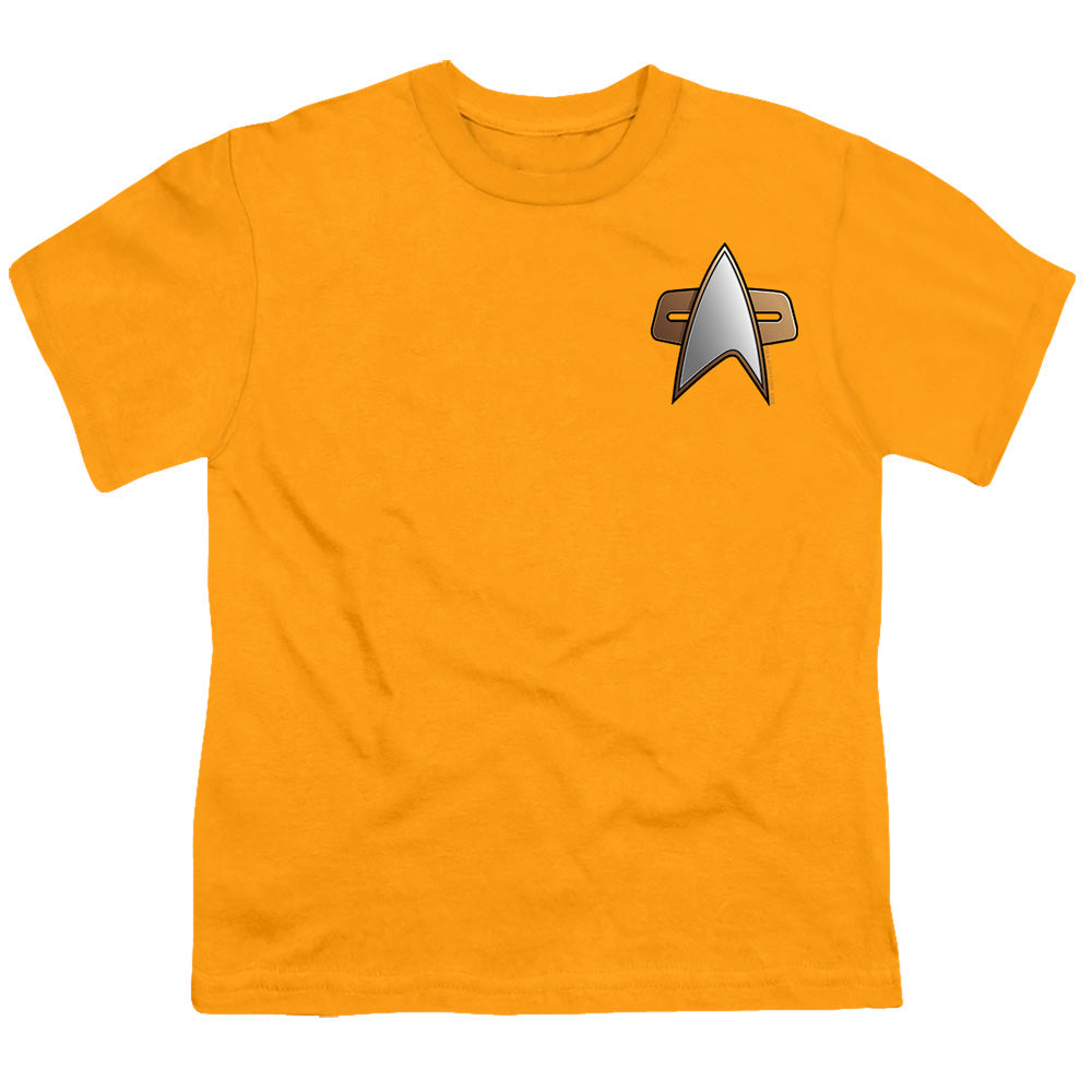Star Trek Ds9 Engineering Emblem Licensed Kid's T-Shirt (Ages 4-7) XS-XL