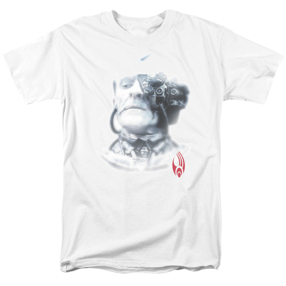 Star Trek Borg Head Licensed Adult Unisex T-Shirt Regular Fit Tee SM-3X