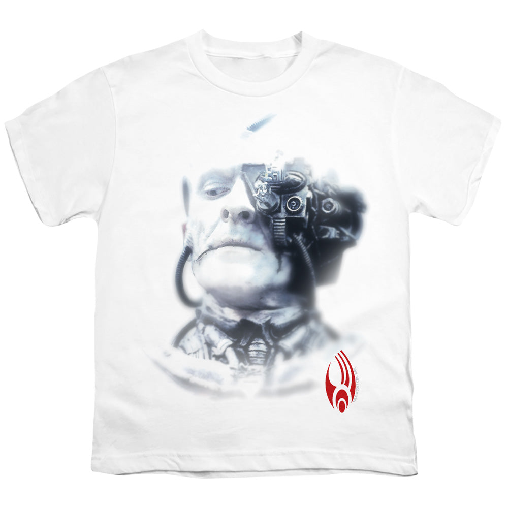 Star Trek Borg Head Licensed Kid's T-Shirt (Ages 4-7) SM-LG