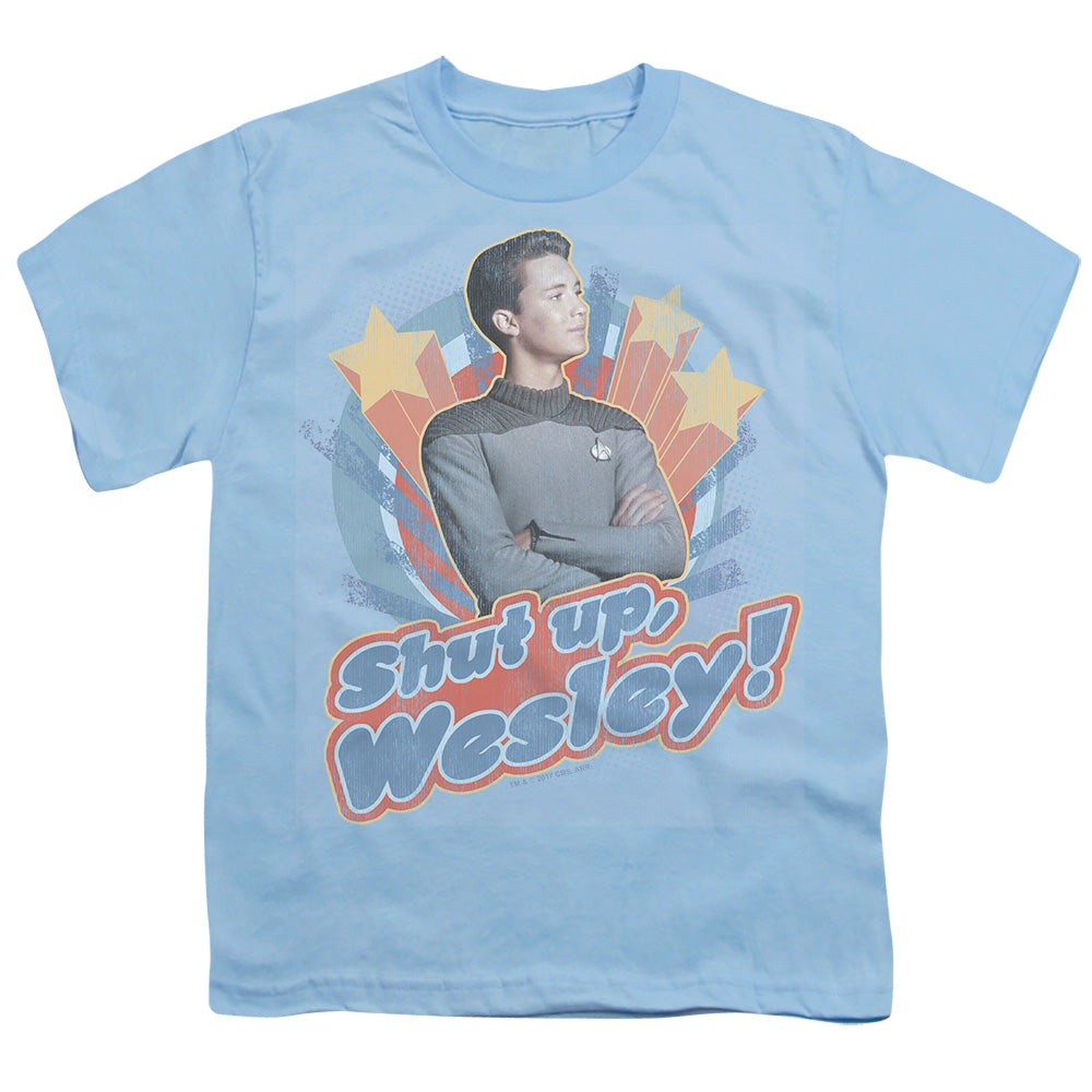 Star Trek Shut Up Wesley Licensed Kid's T-Shirt (Ages 4-7) SM-XL