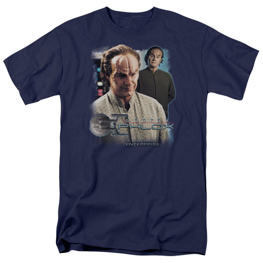 Star Trek Doctor Phlox Licensed Adult Unisex T-Shirt Regular Fit Tee SM-3X