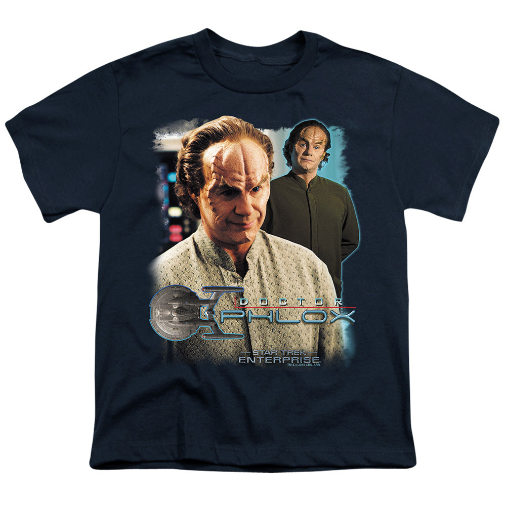 Star Trek Doctor Phlox Licensed Kid's T-Shirt (Ages 4-7) SM-LG