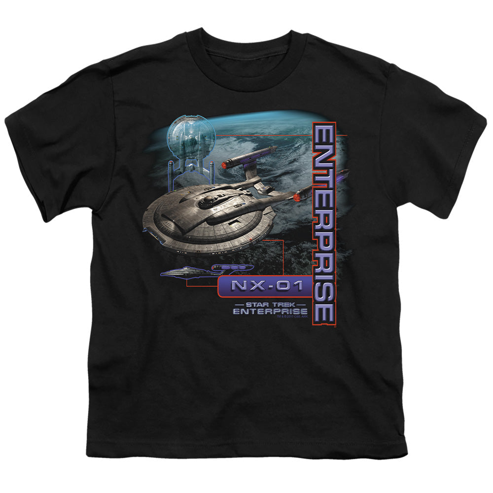 Star Trek Enterprise Nx 01 Licensed Kid's T-Shirt (Ages 4-7) SM-XL