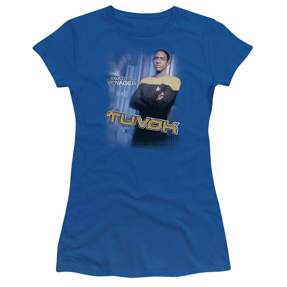 Star Trek Tuvok Licensed Women's T-Shirt Juniors MD-LG