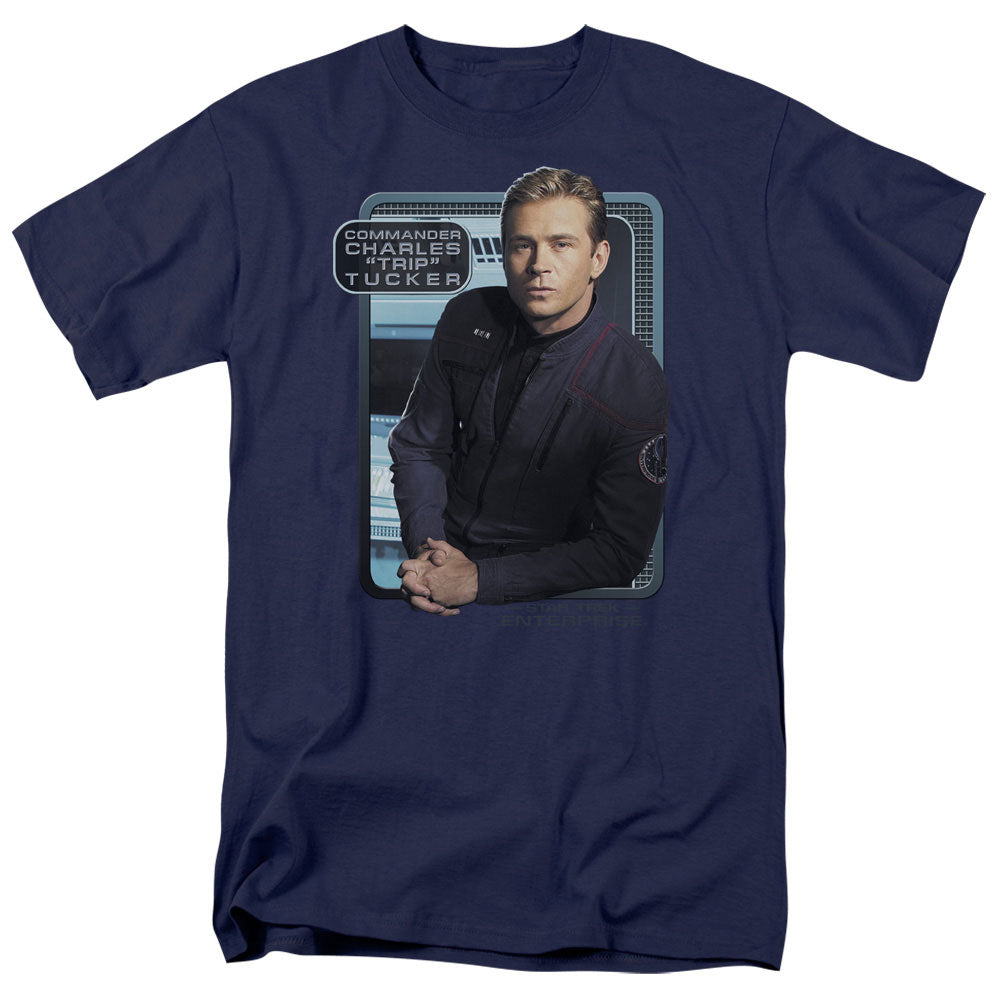 Star Trek Trip Tucker Licensed Adult Unisex T-Shirt Regular Fit Tee SM-3X