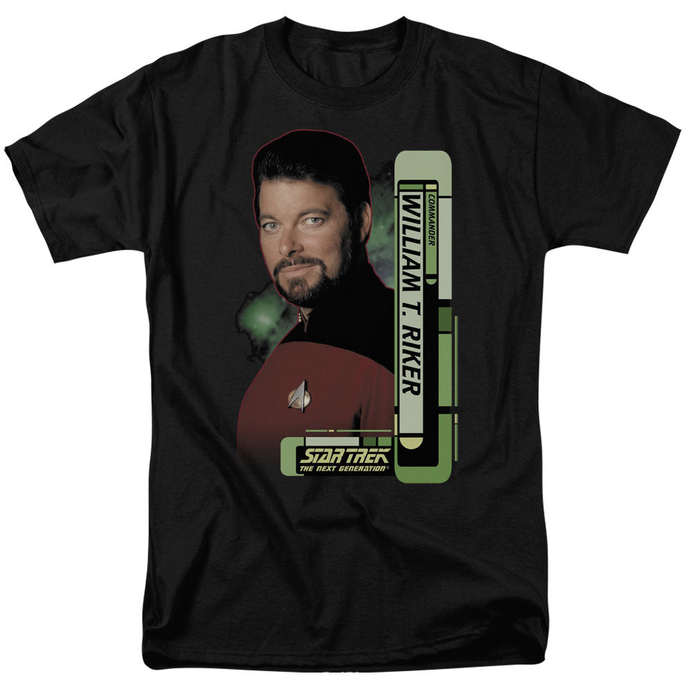 Star Trek Riker Licensed Adult Unisex T-Shirt Regular Fit Tee SM-2X