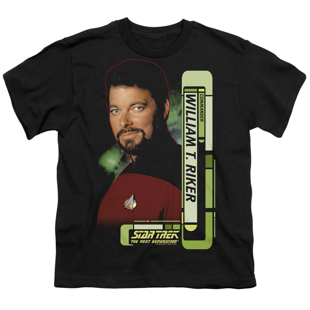 Star Trek Riker Licensed Kid's T-Shirt (Ages 4-7) SM-LG
