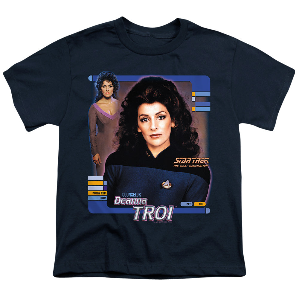 Star Trek Deanna Troi Licensed Kid's T-Shirt (Ages 4-7) SM-LG