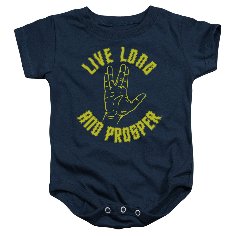 Star Trek Live Long Hand Licensed Baby Bodysuit SM-XL