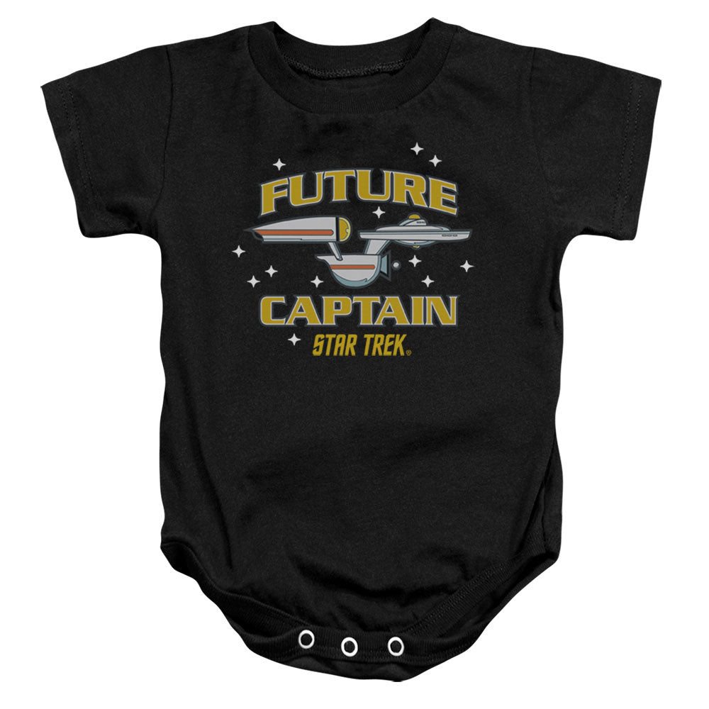 Star Trek Future Captain Licensed Baby Bodysuit SM-XL