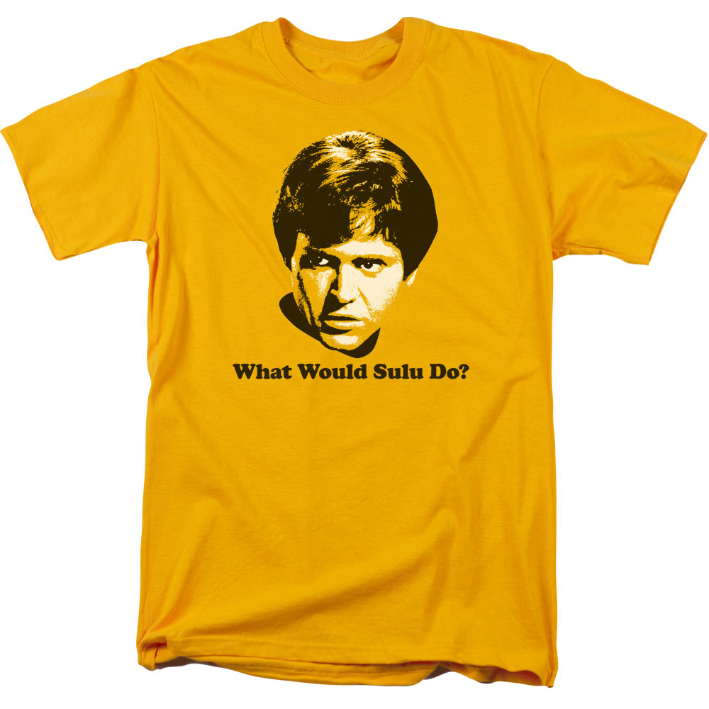 Star Trek What Would Sulu Do Licensed Adult Unisex T-Shirt Regular Fit Tee SM-2X