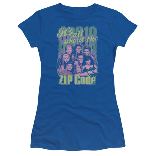 90210 Zip Code Licensed Women's T-Shirt Juniors MD-XL