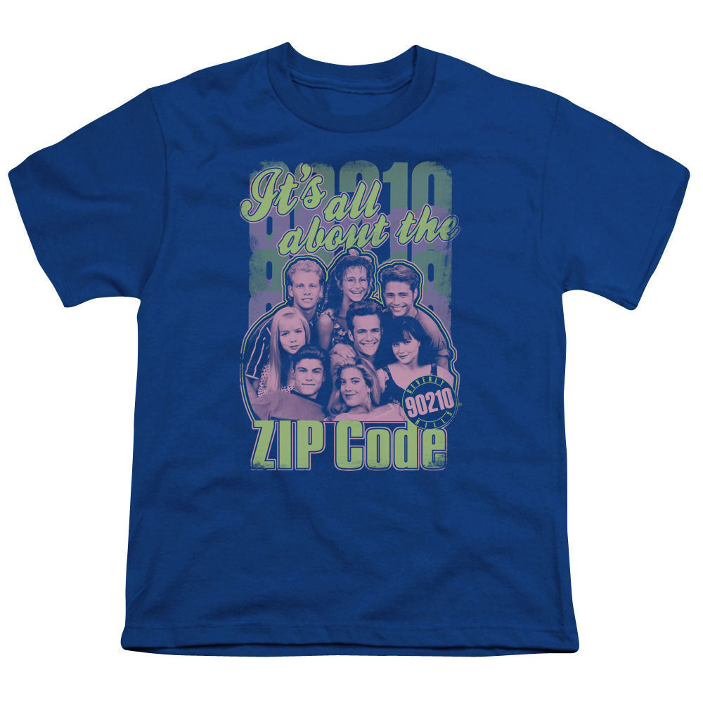 90210 Zip Code Licensed Kid's T-Shirt (Ages 4-7) SM-XL