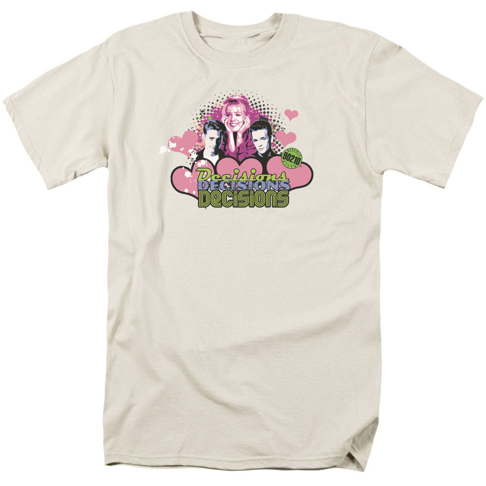 90210 Decisions Licensed Adult Unisex T-Shirt Regular Fit Tee SM-3X