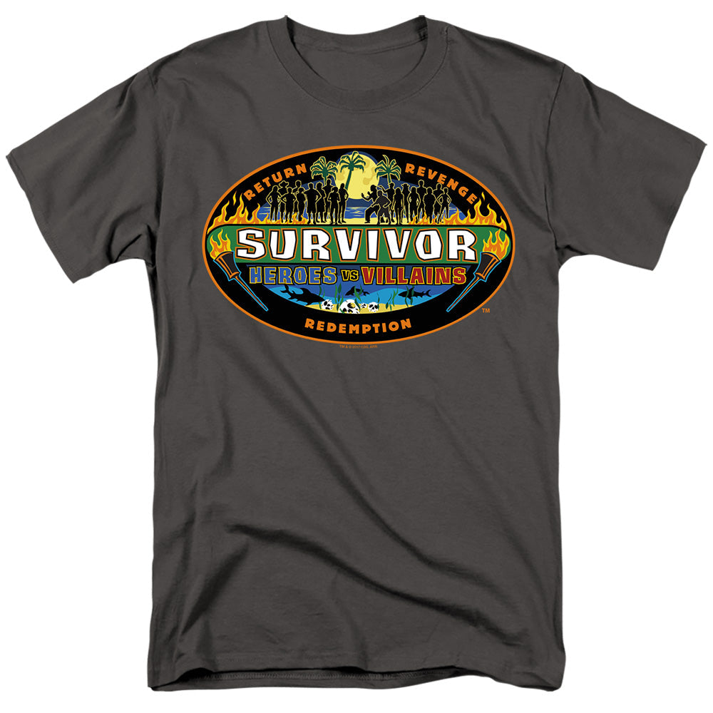 Survivor Heroes Vs Villains Licensed Adult Unisex T-Shirt Regular Fit Tee SM-3X