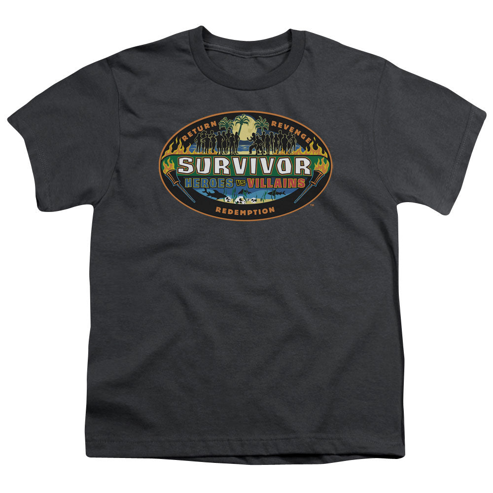 Survivor Heroes Vs Villains Licensed Kid's T-Shirt (Ages 4-7) SM-XL