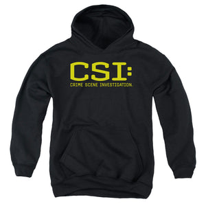 AN OFFCIALLY LICENSED CSI LOGO YOUTH HOODIE BLACK