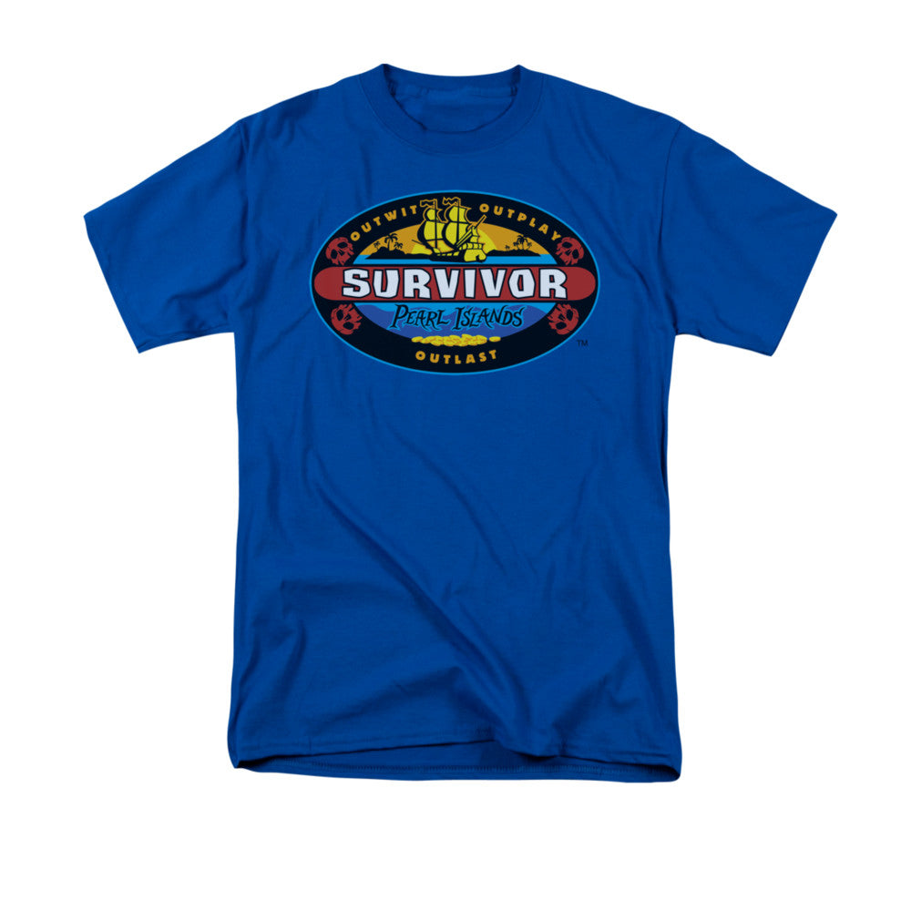 Survivor Pearl Island Licensed Adult Unisex T-Shirt Regular Fit Tee SM-3X