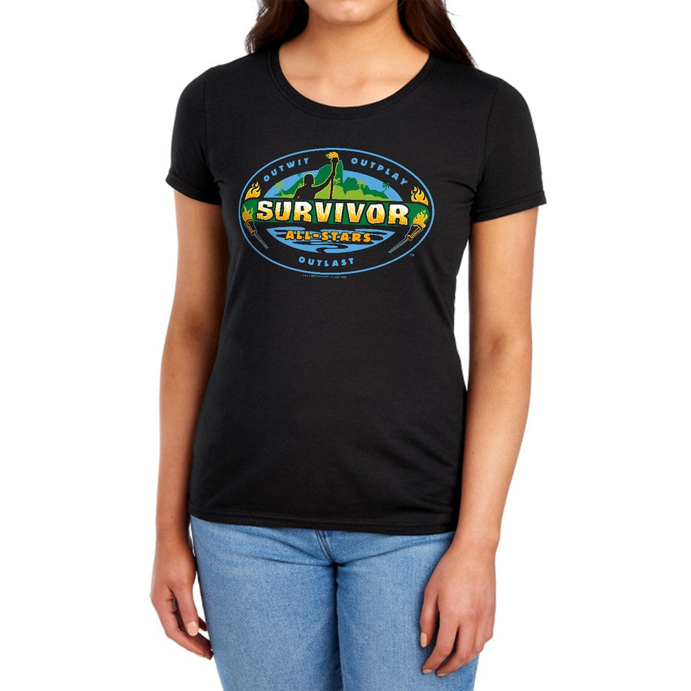 Survivor All Stars Licensed Women's T-Shirt Regular Fit SM-MD