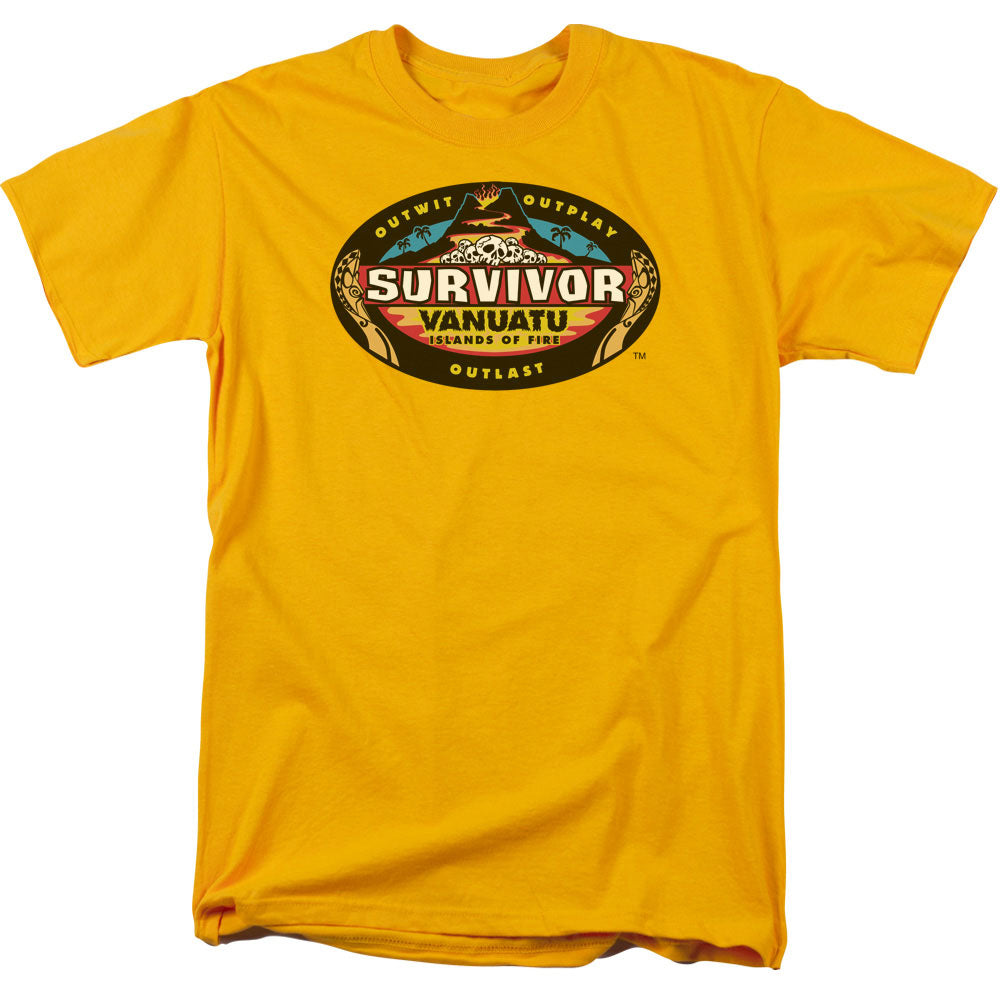 Survivor Vanuatu Licensed Adult Unisex T-Shirt Regular Fit Tee SM-3X