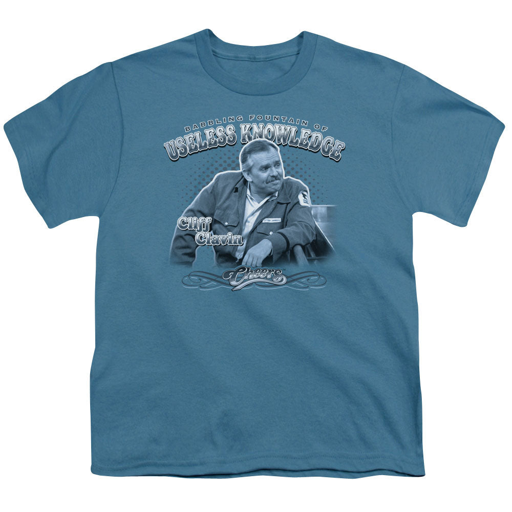 Cheers Fountain Of Knowledge Licensed Kid's T-Shirt (Ages 4-7) XL