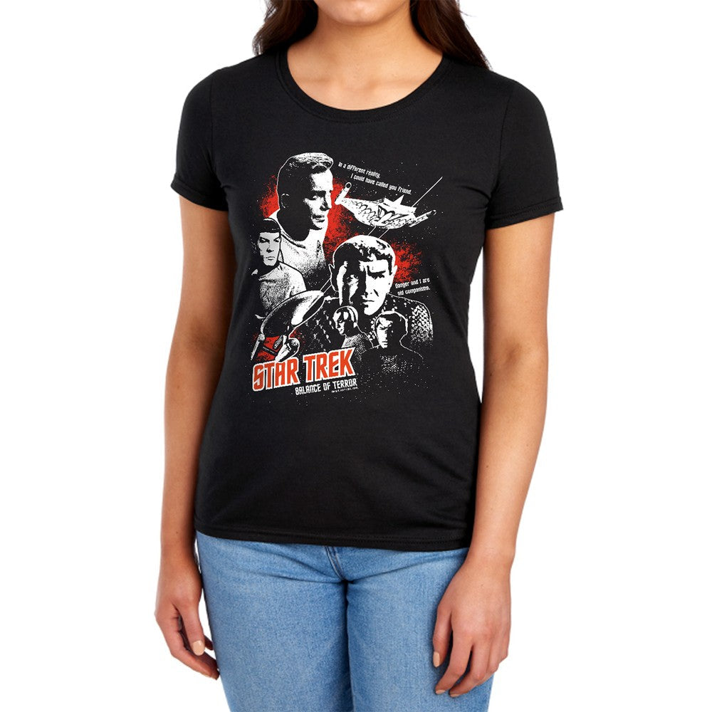 Star Trek Balance Of Terror Licensed Women's T-Shirt Regular Fit LG