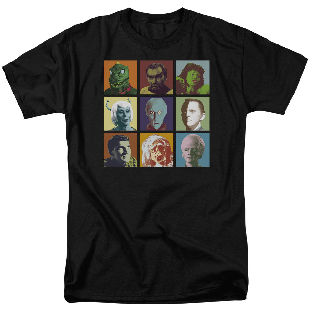 Star Trek Alien Squares Licensed Adult Unisex T-Shirt Regular Fit Tee SM-3X