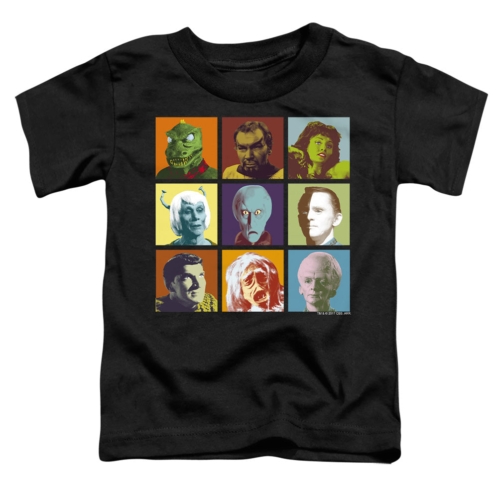 Star Trek Alien Squares Licensed Toddler T-Shirt LG
