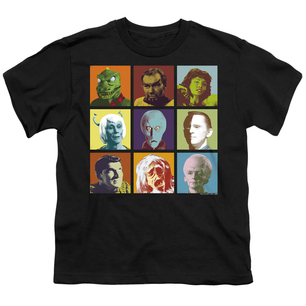 Star Trek Alien Squares Licensed Kid's T-Shirt (Ages 4-7) XS-XL