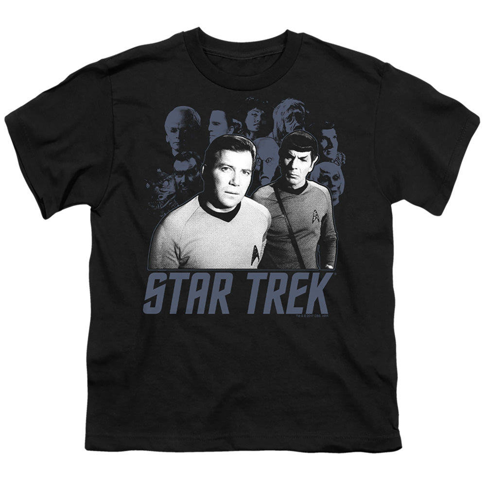 Star Trek Kirk Spock And Company Licensed Kid's T-Shirt (Ages 4-7) SM-XL