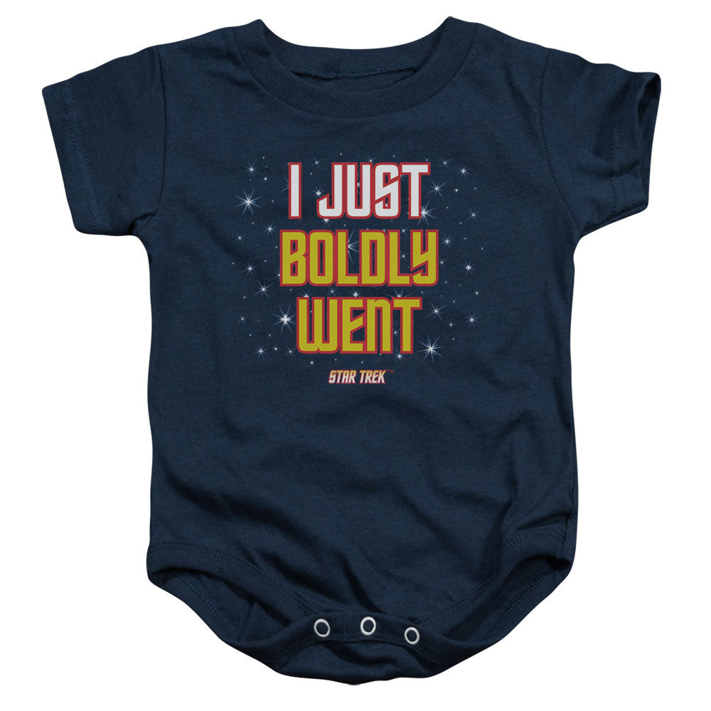 Star Trek Boldly Went Licensed Baby Bodysuit SM-XL