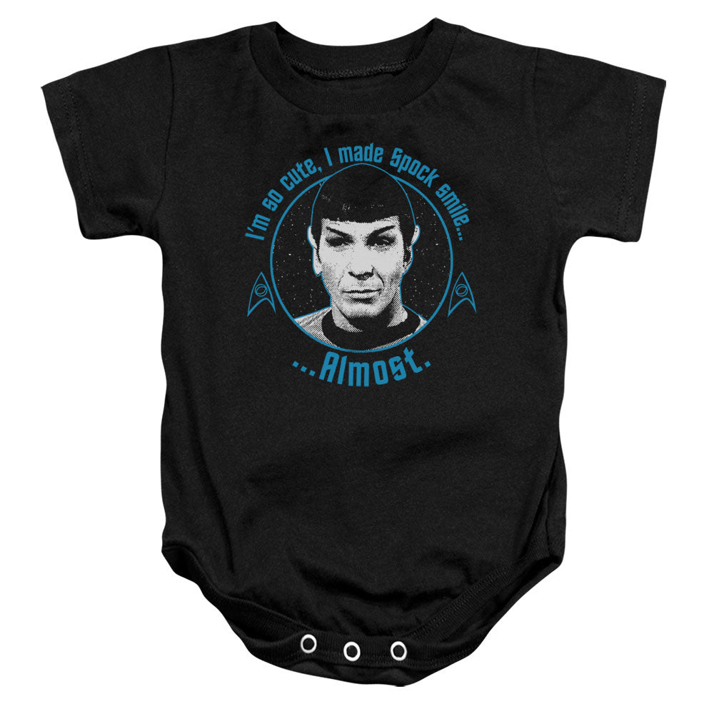 Star Trek Almost Smile Licensed Baby Bodysuit SM-XL
