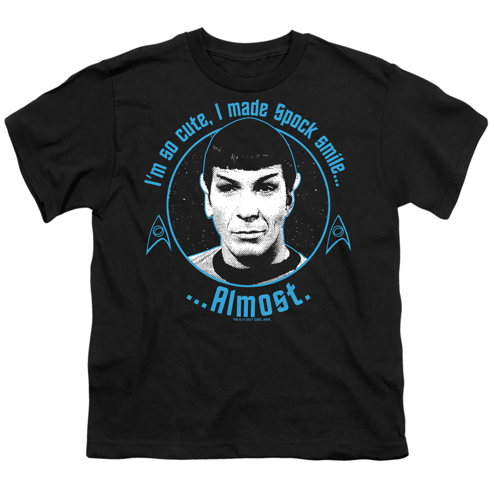 Star Trek Almost Smile Licensed Kid's T-Shirt (Ages 4-7) XS-SM