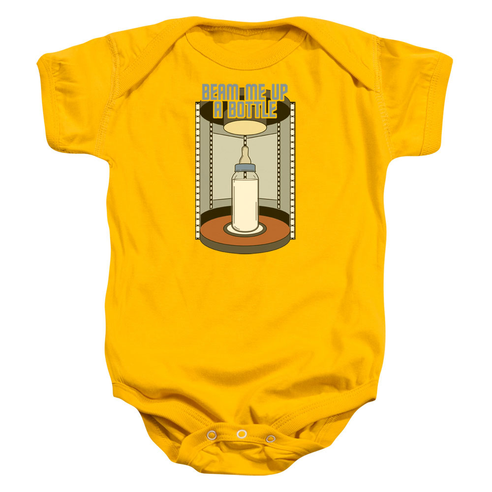Star Trek Bottle Beam Up Licensed Baby Bodysuit SM-XL