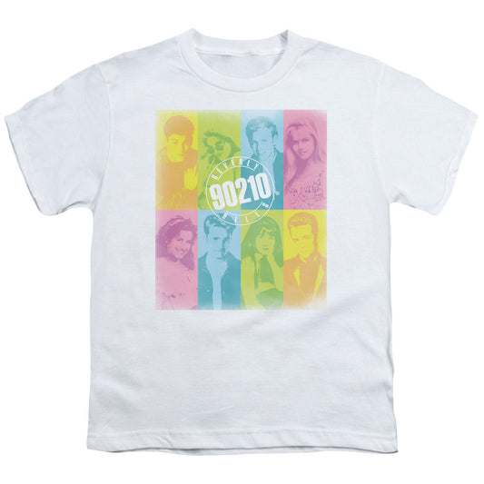 90210 Color Block Of Friends Licensed Kid's T-Shirt (Ages 4-7) SM-LG