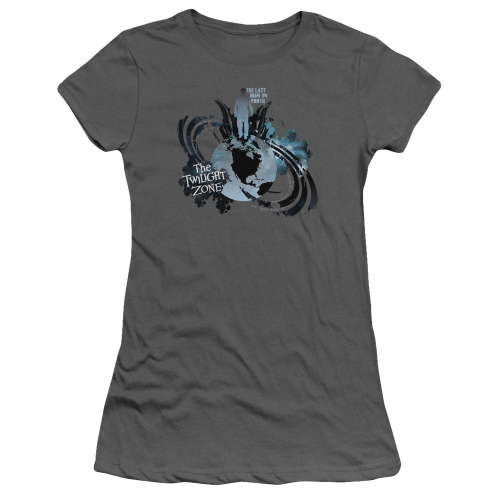 Twilight Zone Last Man On Earth Licensed Women's T-Shirt Juniors SM