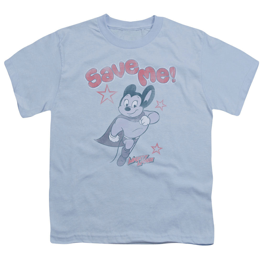 Mighty Mouse Save Me Licensed Kid's T-Shirt (Ages 4-7) MD-XL