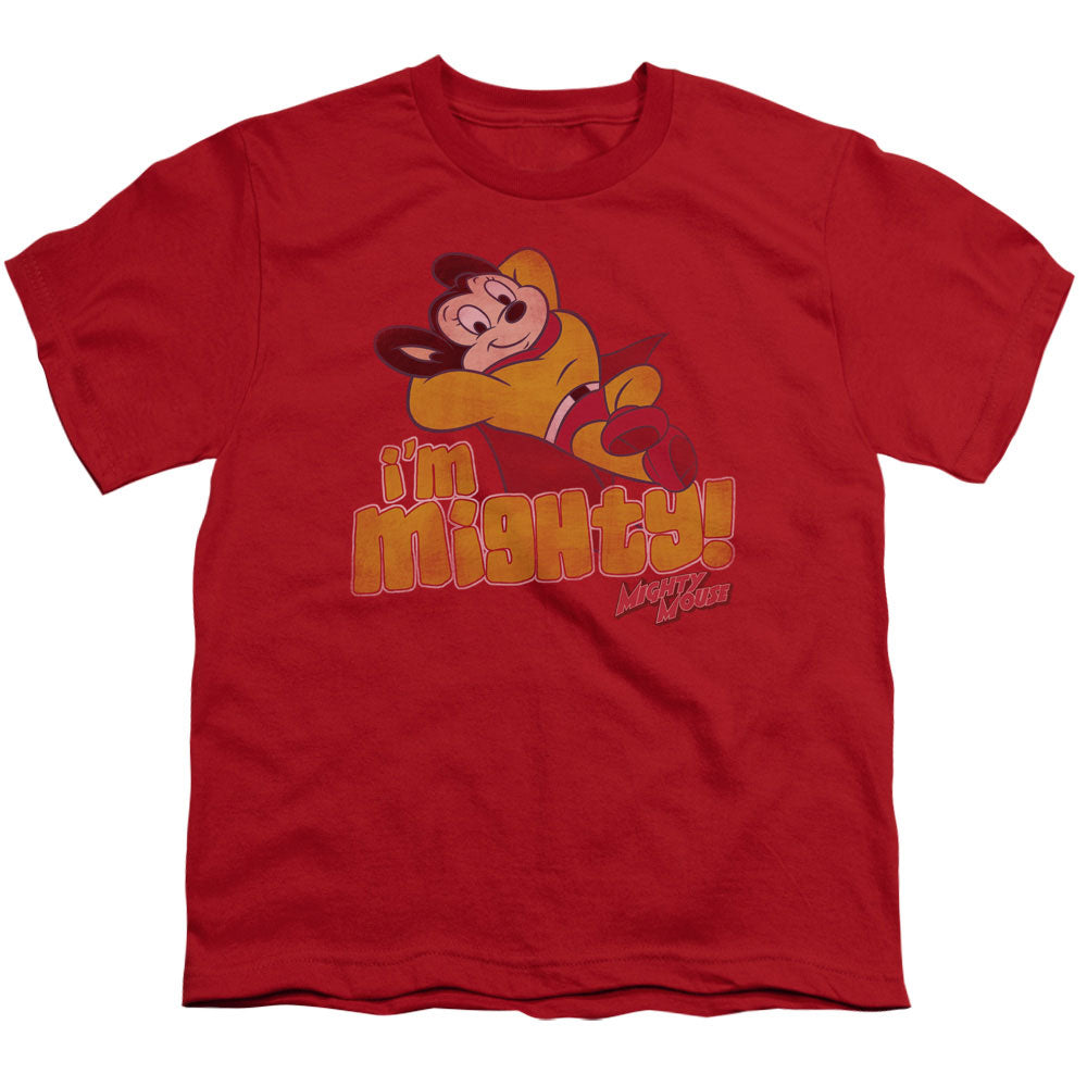 Mighty Mouse Im Mighty Licensed Kid's T-Shirt (Ages 4-7) XS-XL