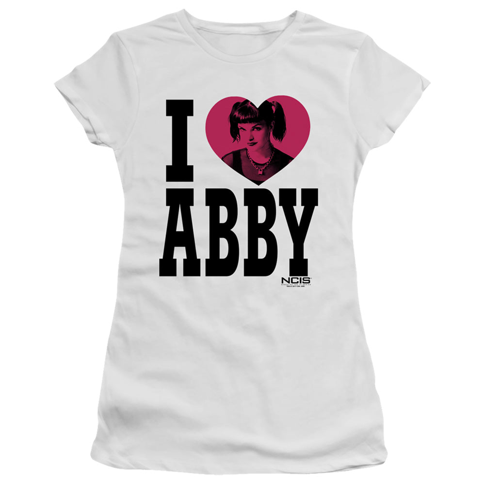 Ncis I Heart Abby Licensed Women's T-Shirt Juniors LG