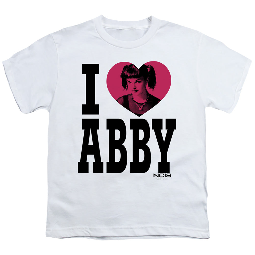 Ncis I Heart Abby Licensed Kid's T-Shirt (Ages 4-7) SM-XL