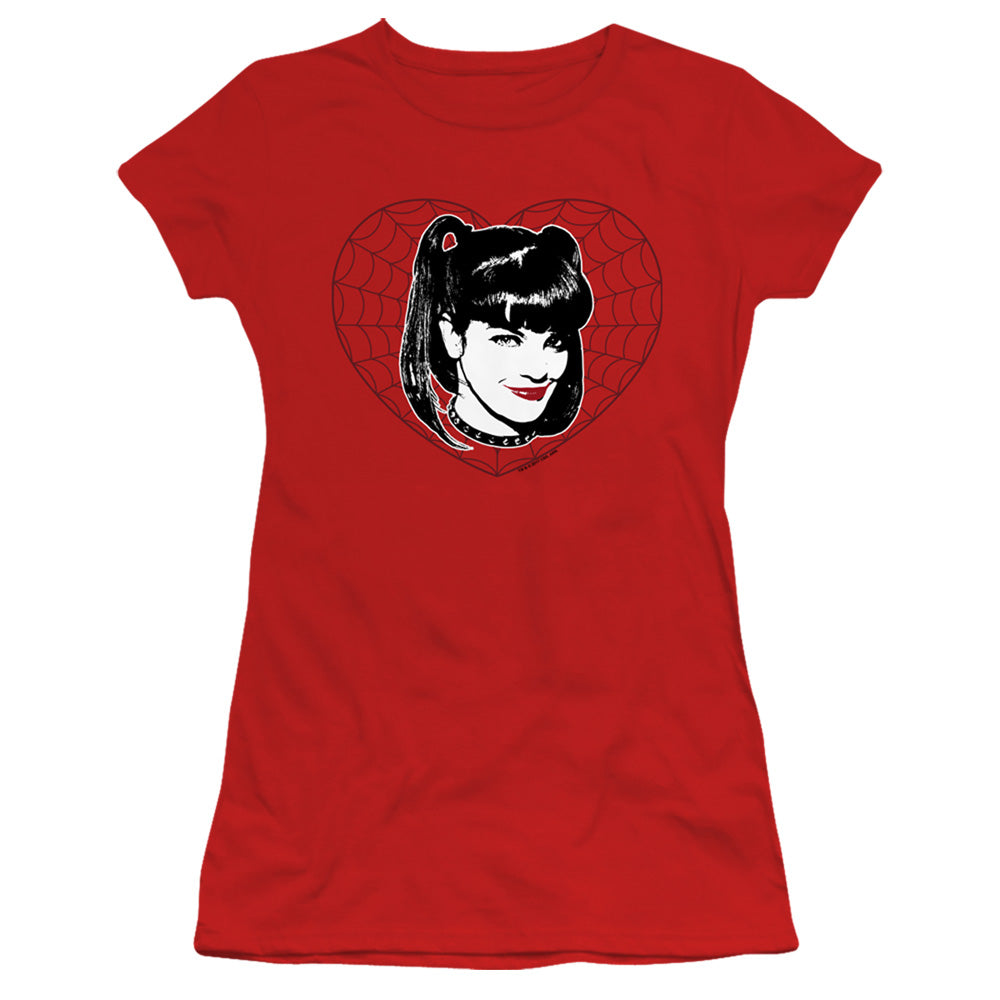 Ncis Abby Heart Licensed Women's T-Shirt Juniors SM
