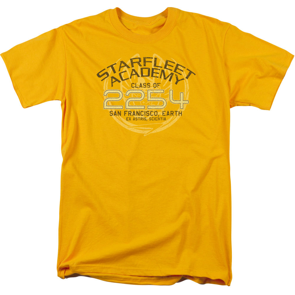 Star Trek Kirk Graduation Licensed Adult Unisex T-Shirt Regular Fit Tee SM-3X