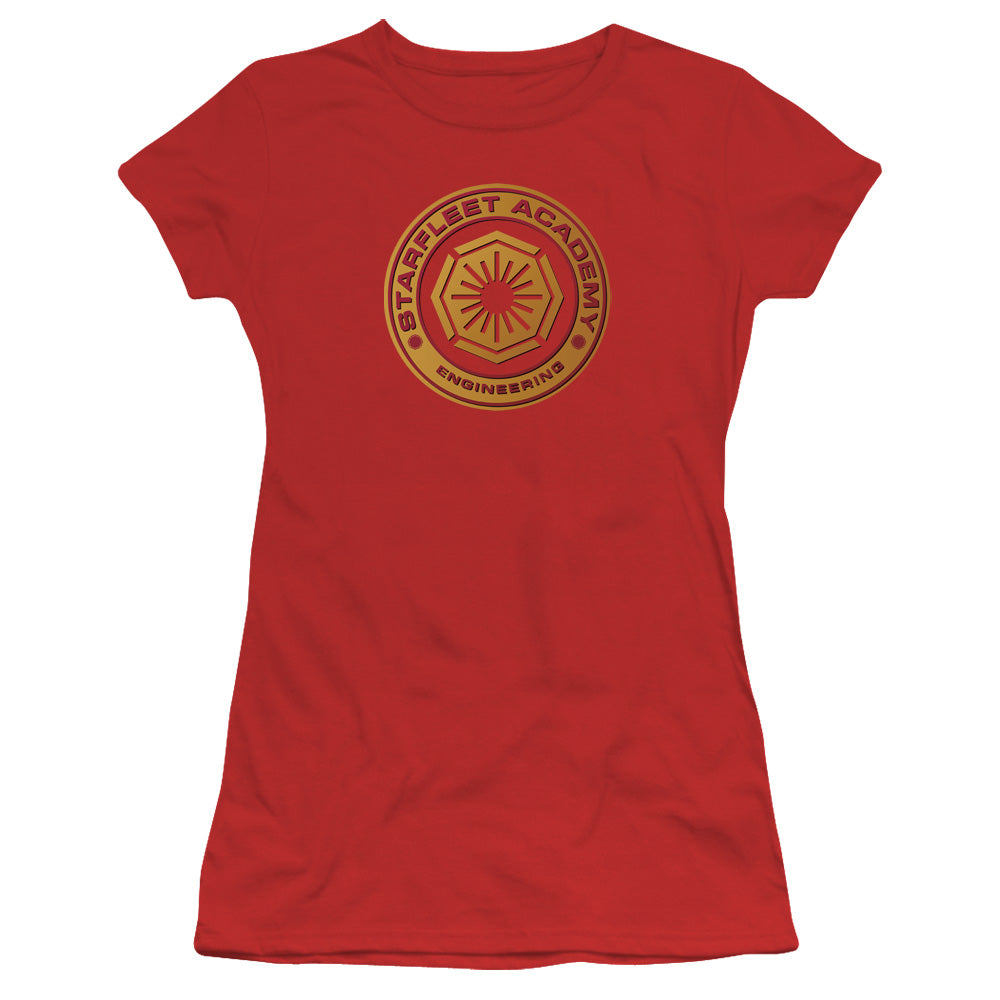Star Trek Engineering Licensed Women's T-Shirt Juniors SM