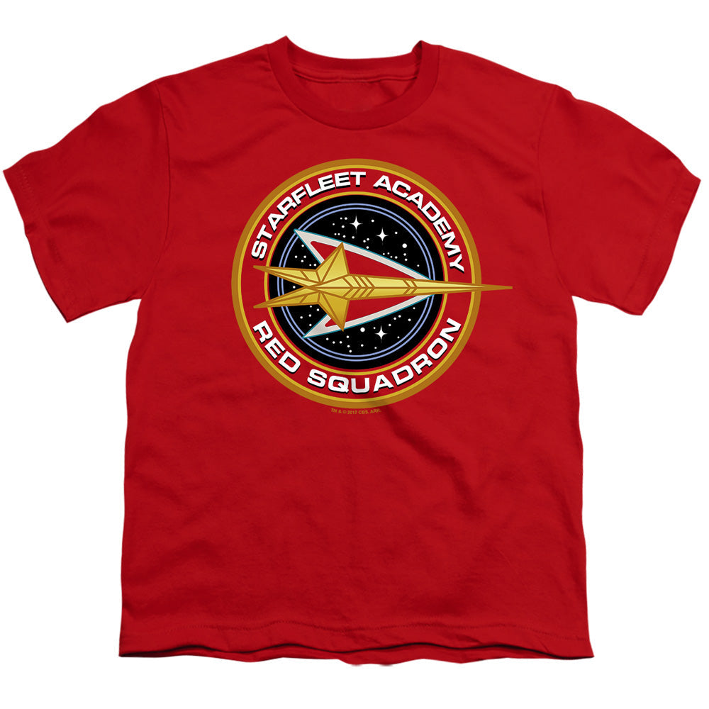 Star Trek Red Squadron Licensed Kid's T-Shirt (Ages 4-7) SM-LG
