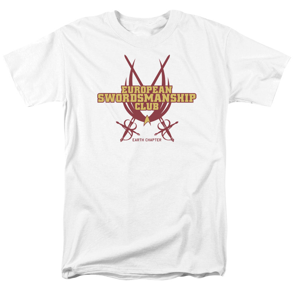 Star Trek Swordsmanship Club Licensed Adult Unisex T-Shirt Regular Fit Tee SM-3X